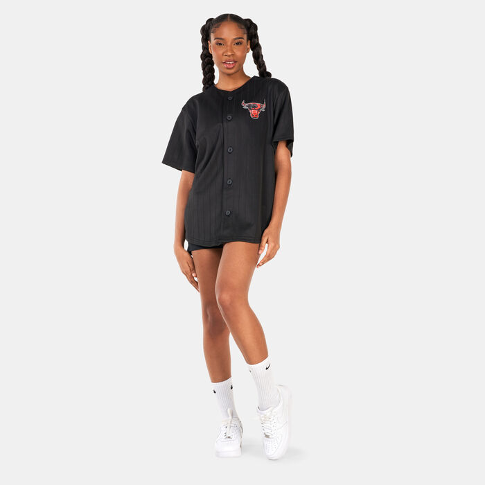New Era Chicago Bulls Team Logo Jersey Black New Era Chicago Bulls Team Logo Jersey Black image number 5