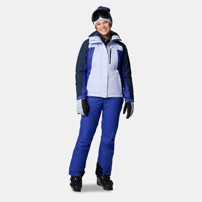 Columbia Women's Snowy Summit Insulated Hiking Jacket Blue Columbia Women's Snowy Summit Insulated Hiking Jacket Blue image number 2