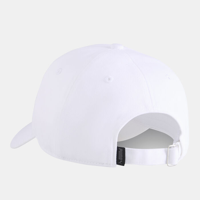 PUMA Wardrobe Essentials Graphic Dad Cap White PUMA Wardrobe Essentials Graphic Dad Cap White image number 1