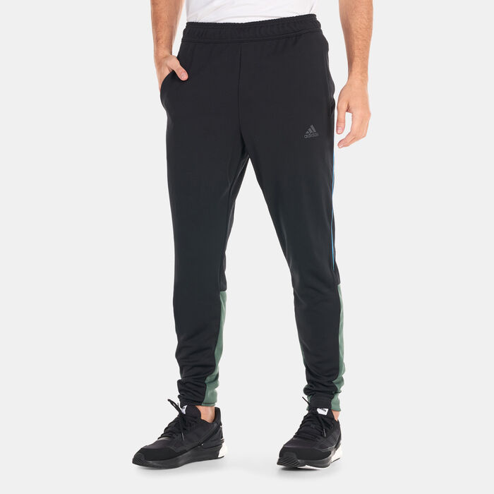 adidas Men's Ribbed AEROREADY Tracksuit Black image number 2