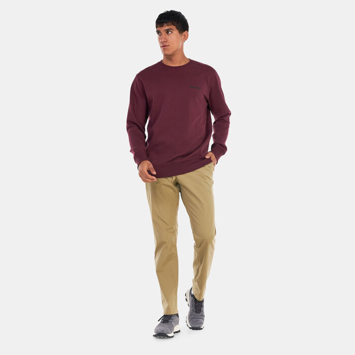 Timberland Men's Chest Logo Sweatshirt Red image number 2