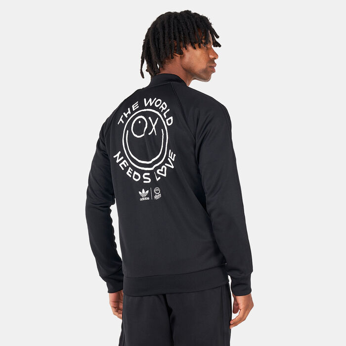 adidas Originals Men's Orginal x Andre Saraiva SST Track Jacket Black adidas Originals Men's Orginal x Andre Saraiva SST Track Jacket Black image number 1