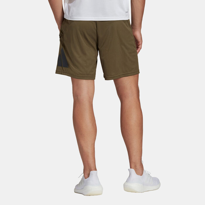 adidas Men's Train Essentials Training Shorts Green adidas Men's Train Essentials Training Shorts Green image number 1