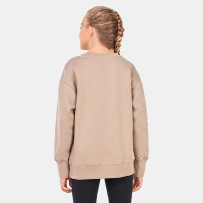 Nike Kids' Sportswear Fleece Sweatshirt Beige Nike Kids' Sportswear Fleece Sweatshirt Beige