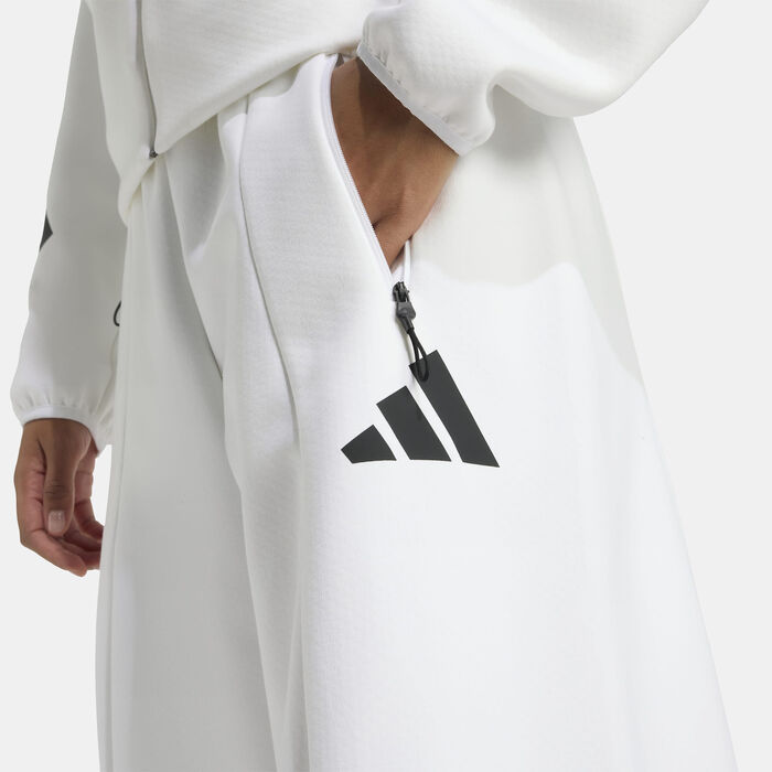 adidas Women's Z.N.E. Pants White image number 3