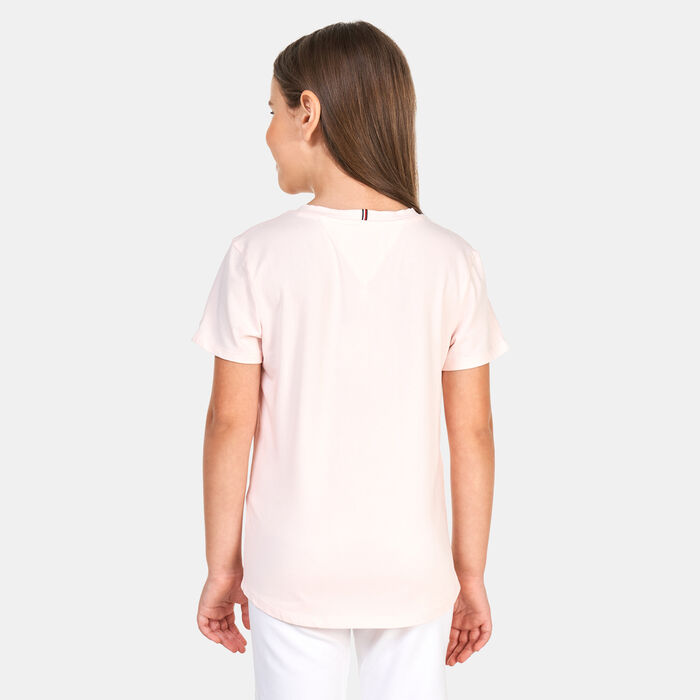 Tommy Hilfiger Kids' Monogram Logo T-Shirt Pink image number 1