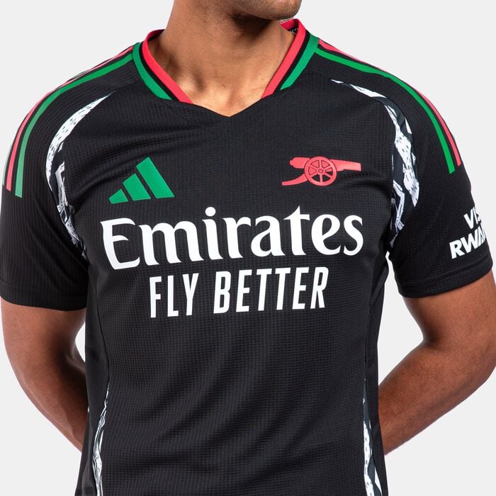 adidas Men's Arsenal 24/25 Authentic Away Football Jersey Black adidas Men's Arsenal 24/25 Authentic Away Football Jersey Black image number 3
