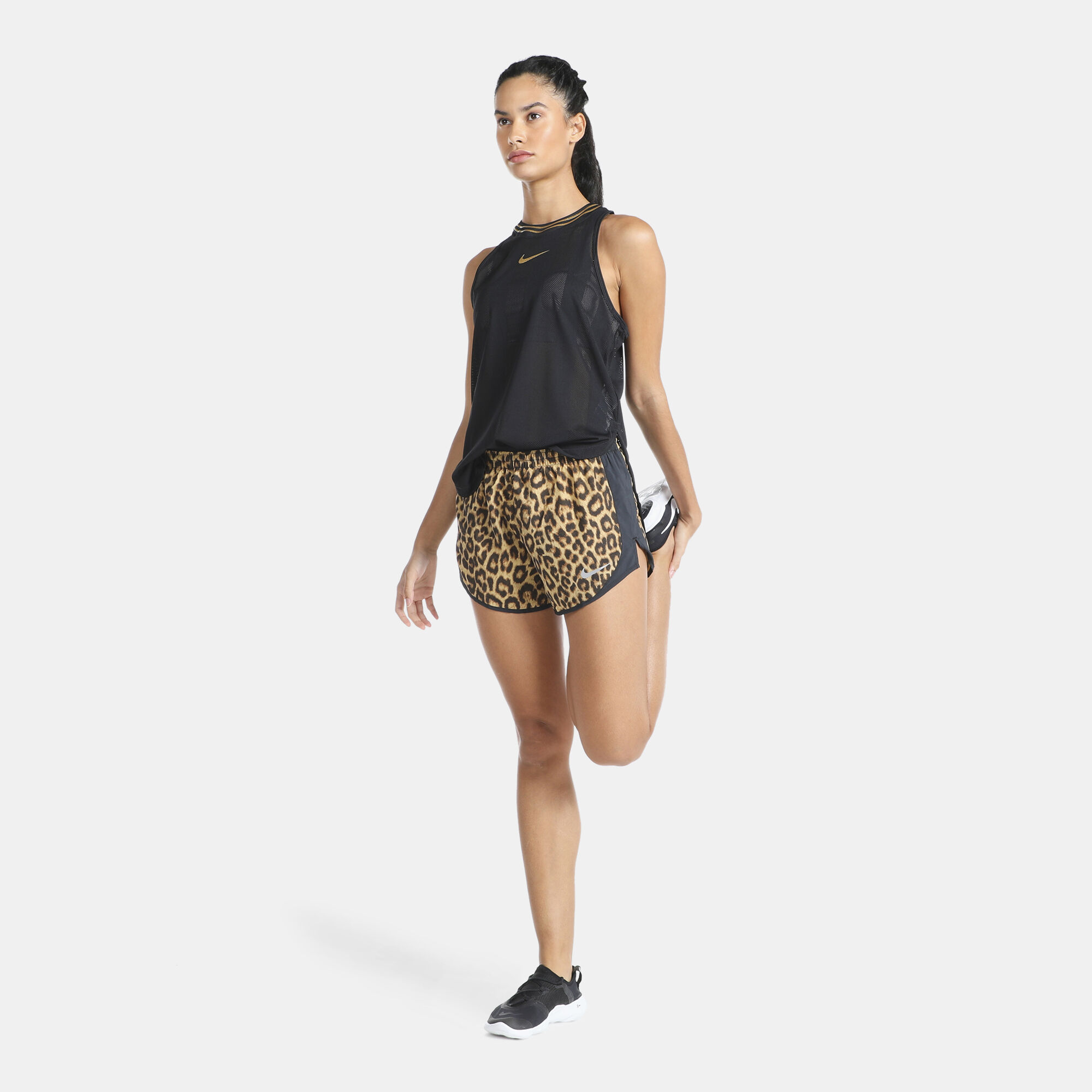 Nike store cheetah shorts