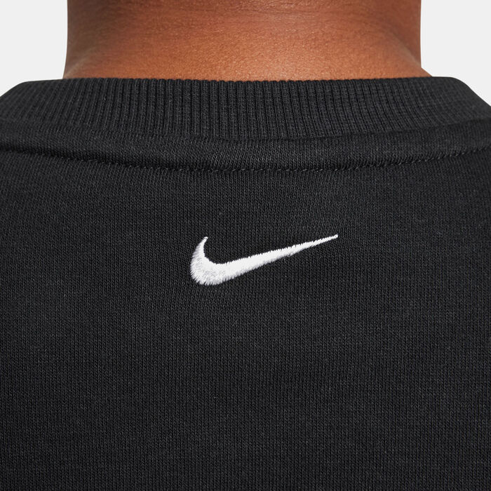 Nike Kids' Sportswear Club French Terry Sweatshirt Black Nike Kids' Sportswear Club French Terry Sweatshirt Black image number 2