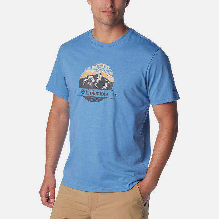 Columbia Men's Path Lake Graphic T-Shirt Blue Columbia Men's Path Lake Graphic T-Shirt Blue image number 2