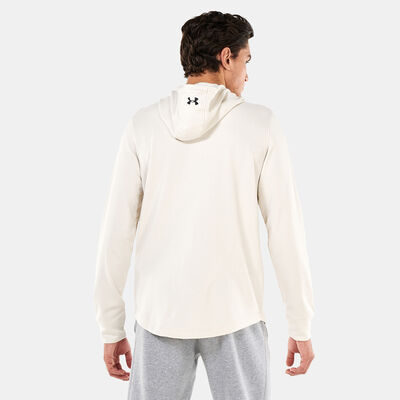 Under Armour Men's Project Rock Terry Hoodie White