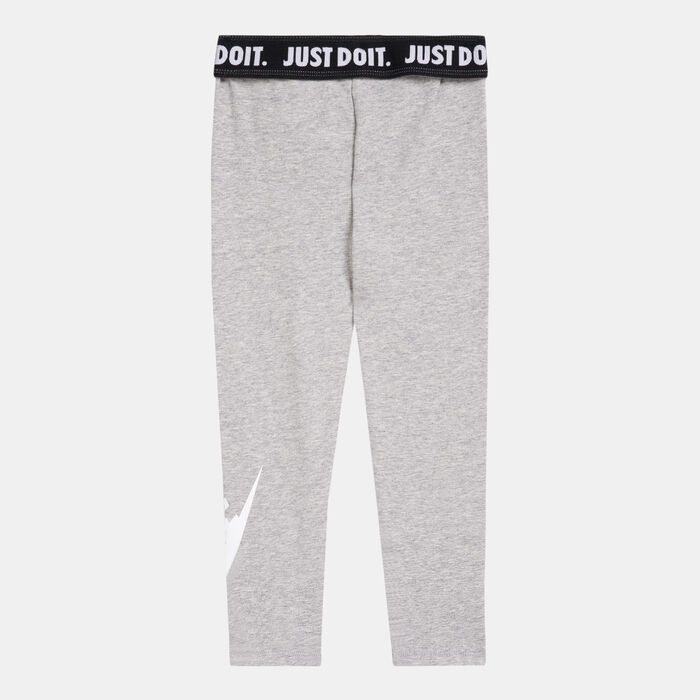 Nike Kids' Leg-A-See Leggings (Baby and Toddler) Grey Nike Kids' Leg-A-See Leggings (Baby and Toddler) Grey image number 1