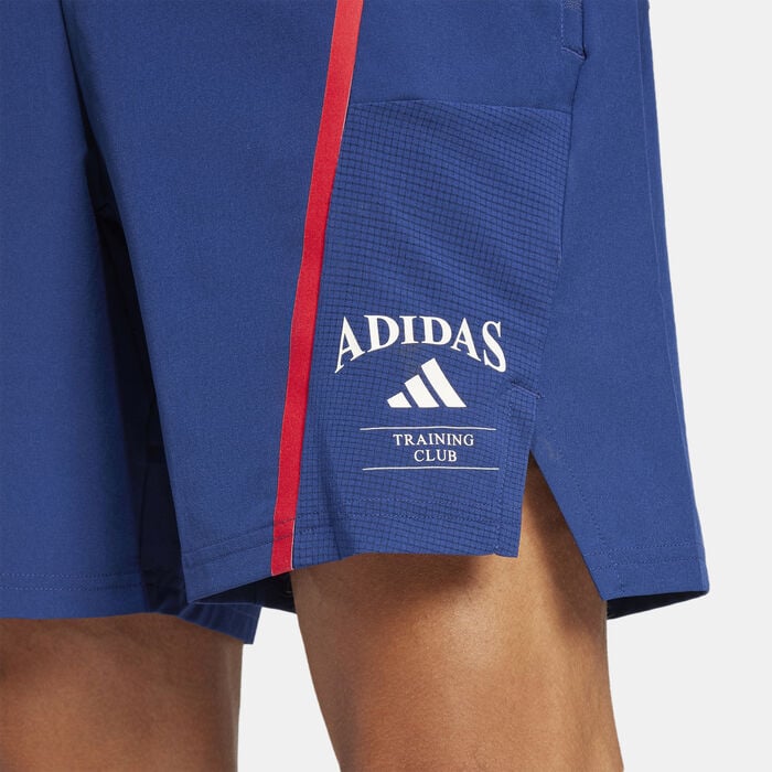 adidas Men's D4T Legacy Training Shorts Blue adidas Men's D4T Legacy Training Shorts Blue image number 3