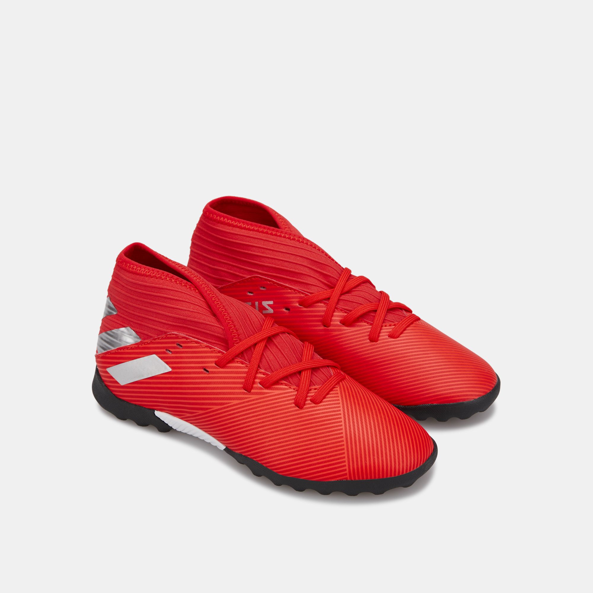 adidas Kids Nemeziz 19.3 Turf Ground Shoe Younger Kids Red in