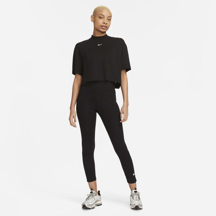 Nike Women's Sportswear Classic Leggings Black Nike Women's Sportswear Classic Leggings Black image number 3