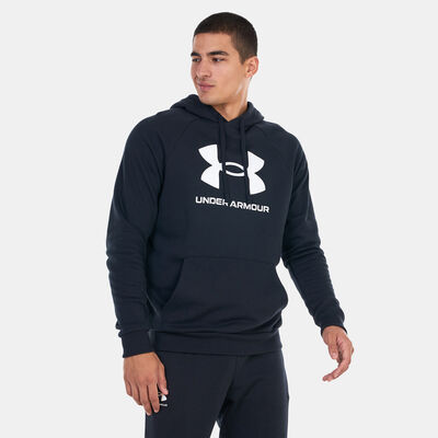 Under Armour Men's UA Rival Fleece Logo Hoodie Black