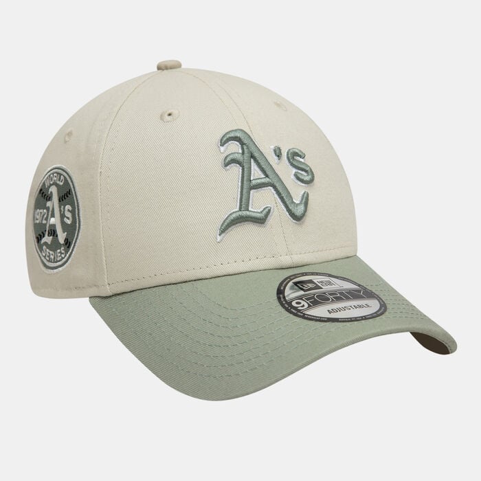 New Era Men's MLB Oakland Athletics World Series Patch 9FORTY Cap Beige New Era Men's MLB Oakland Athletics World Series Patch 9FORTY Cap Beige image number 3