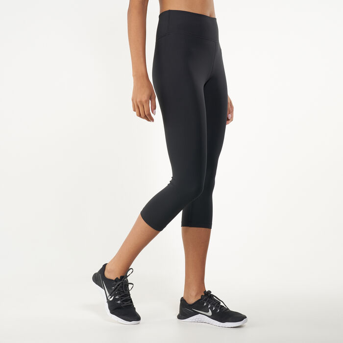 Buy Nike Women's One All-In Capri Leggings Black in KSA -SSS