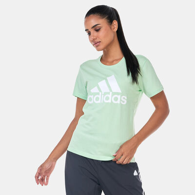 adidas Women's Essentials Logo T-Shirt Green