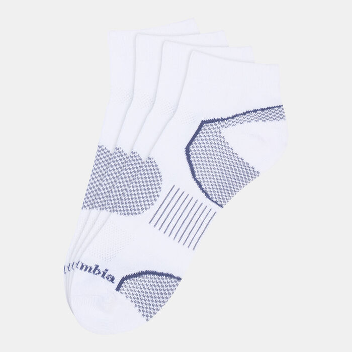 Columbia Men's Balance Point™ Walking Low-Cut Socks (2 Pack) White Columbia Men's Balance Point™ Walking Low-Cut Socks (2 Pack) White image number 0