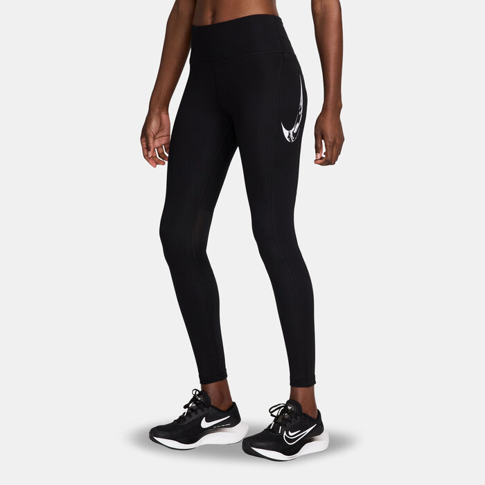 Nike Women's Fast 7/8 Running Leggings Black image number 0