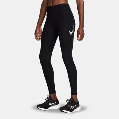 Nike Women's Fast 7/8 Running Leggings Black Nike Women's Fast 7/8 Running Leggings Black