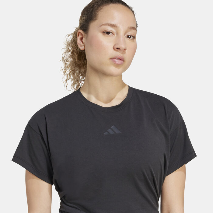 adidas Women's Power Training T-Shirt Black adidas Women's Power Training T-Shirt Black image number 4