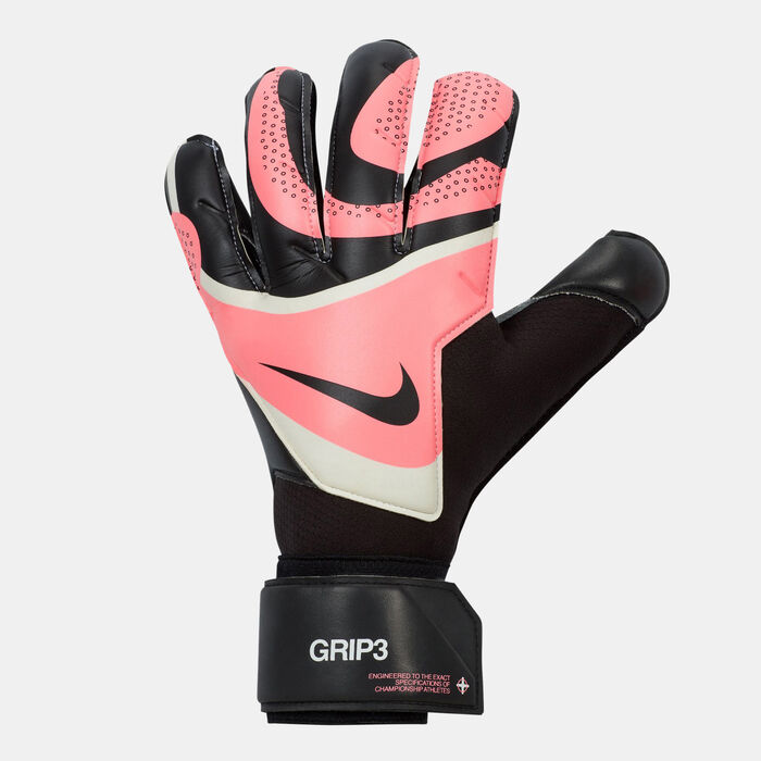 Nike Grip3 Goalkeeper Gloves Pink image number 0