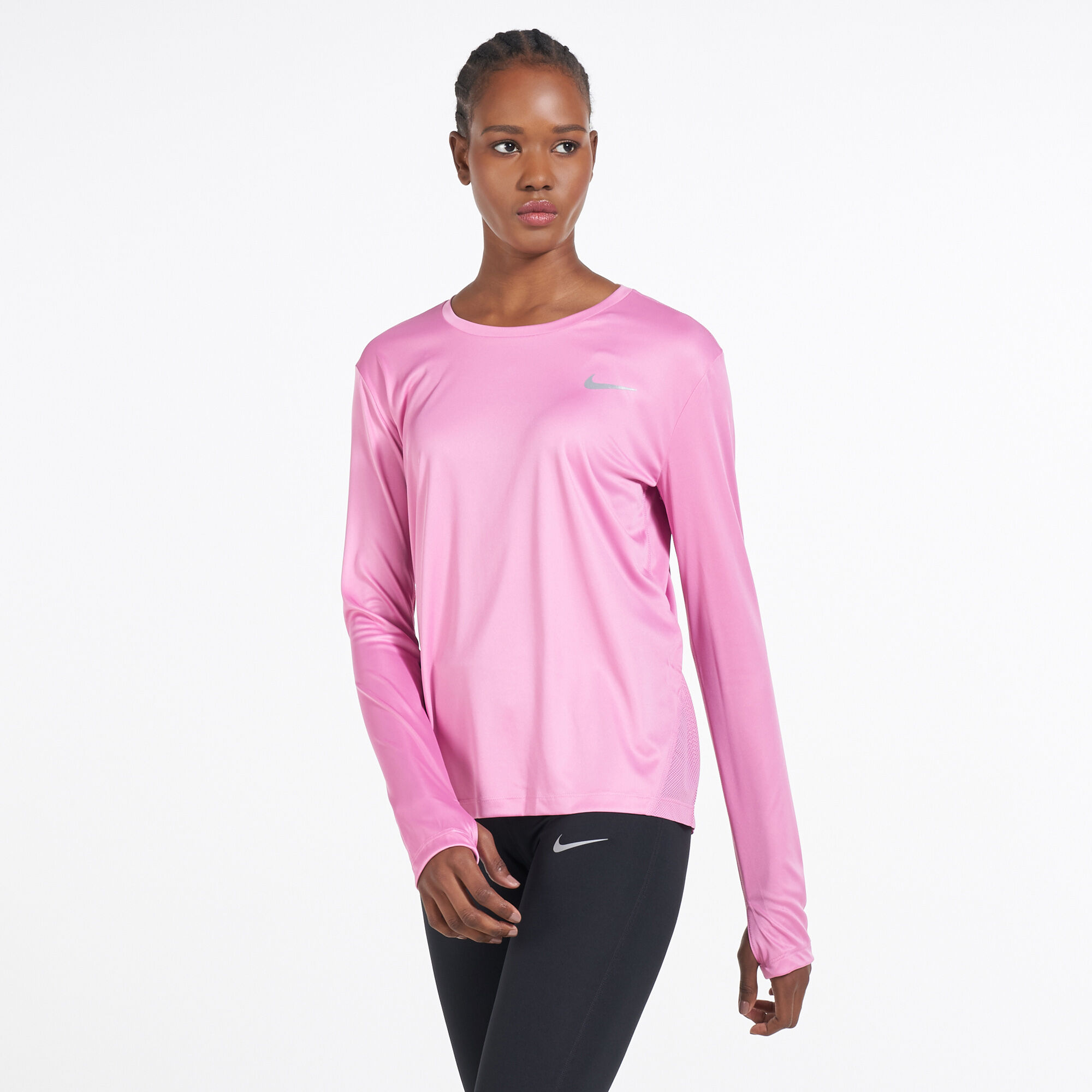 nike miler t shirt ladies