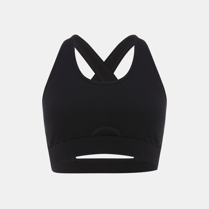 Sun and Sand Sports Women's Active Medium-Support Sports Bra Black image number 0