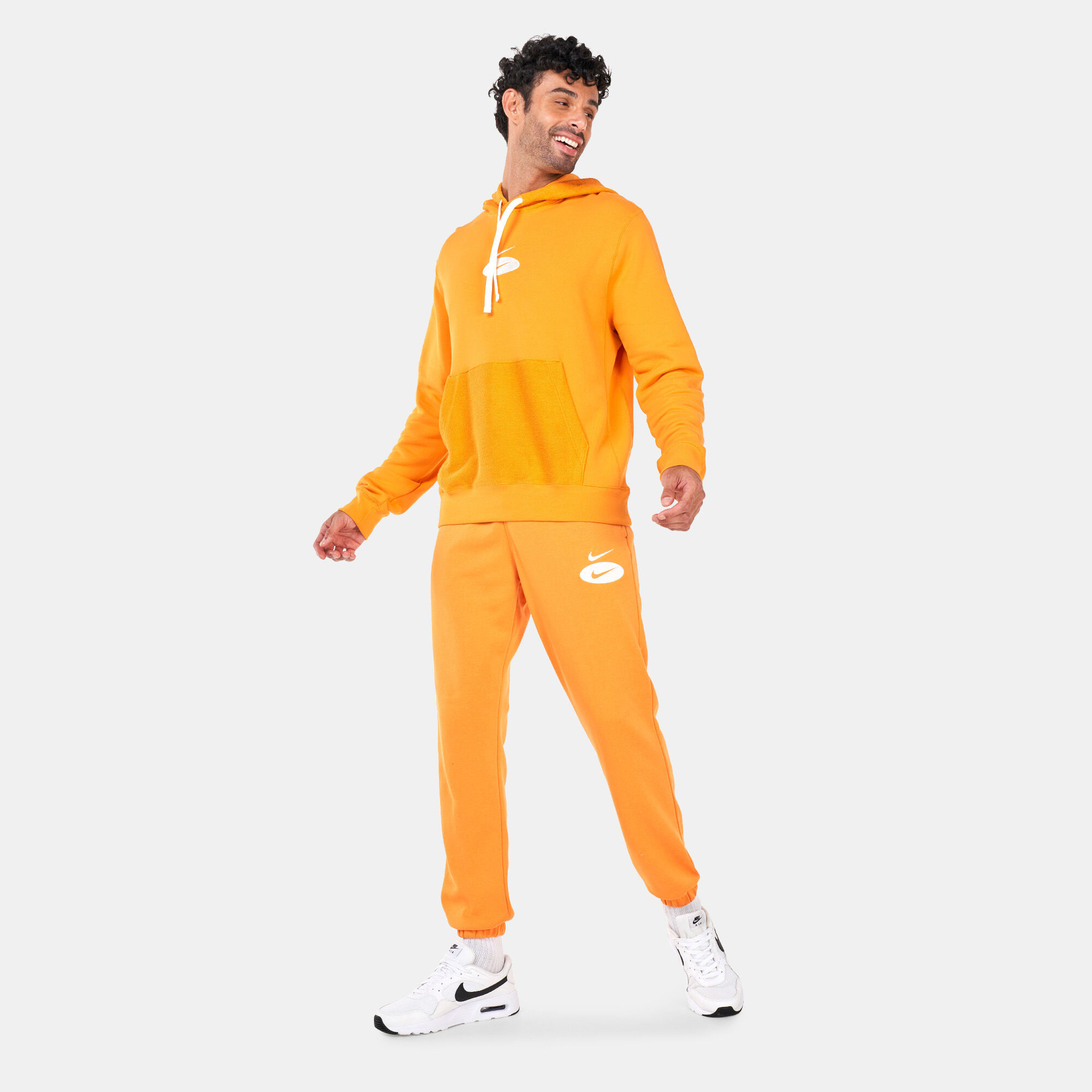 Orange nike discount tracksuit mens