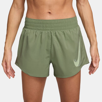 Nike Women's One Swoosh Dri-FIT Running Shorts Green