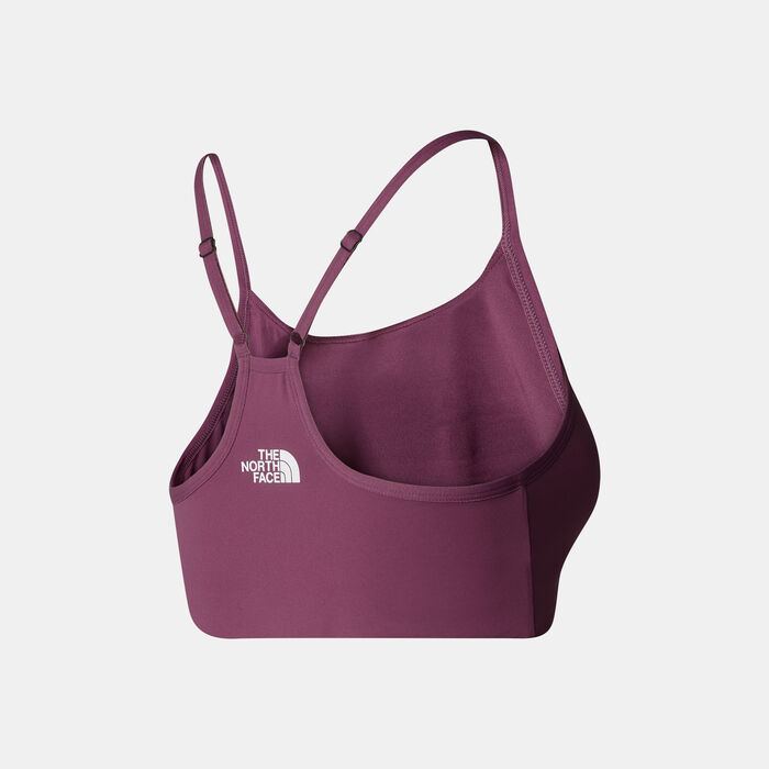 The North Face Women's Flex Light-Support Training Sports Bra Purple The North Face Women's Flex Light-Support Training Sports Bra Purple image number 1