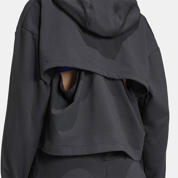 adidas Women's Power Training Hoodie Black adidas Women's Power Training Hoodie Black image number 2