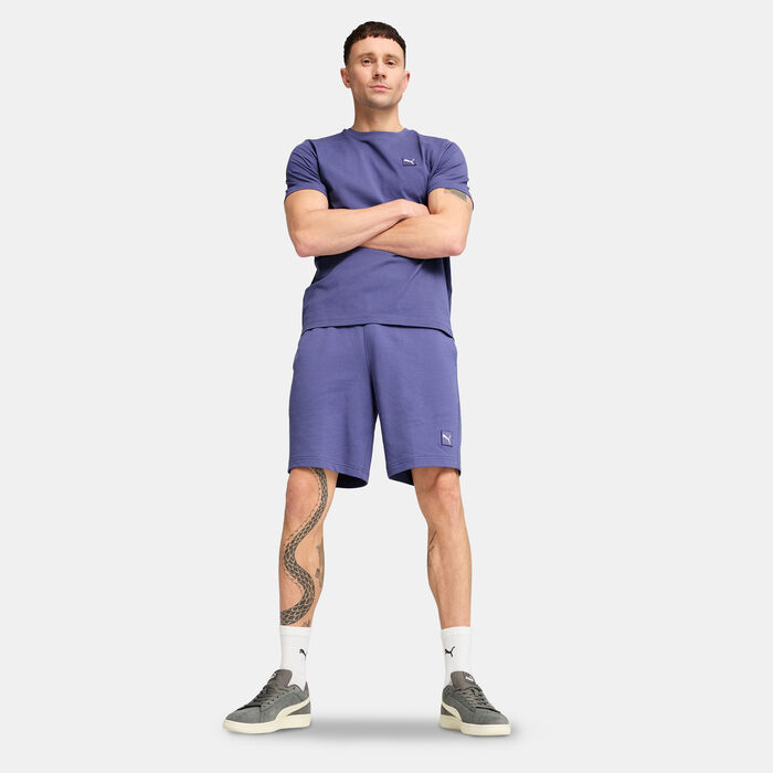 PUMA Men's Essentials Elevated Shorts Purple PUMA Men's Essentials Elevated Shorts Purple image number 2
