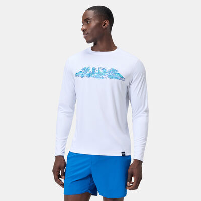 Speedo Men's Swimming T-Shirt White