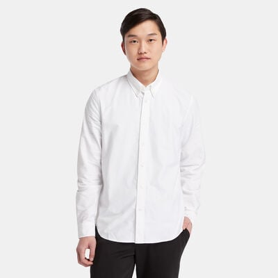 Timberland Men's Oxford Shirt White Timberland Men's Oxford Shirt White