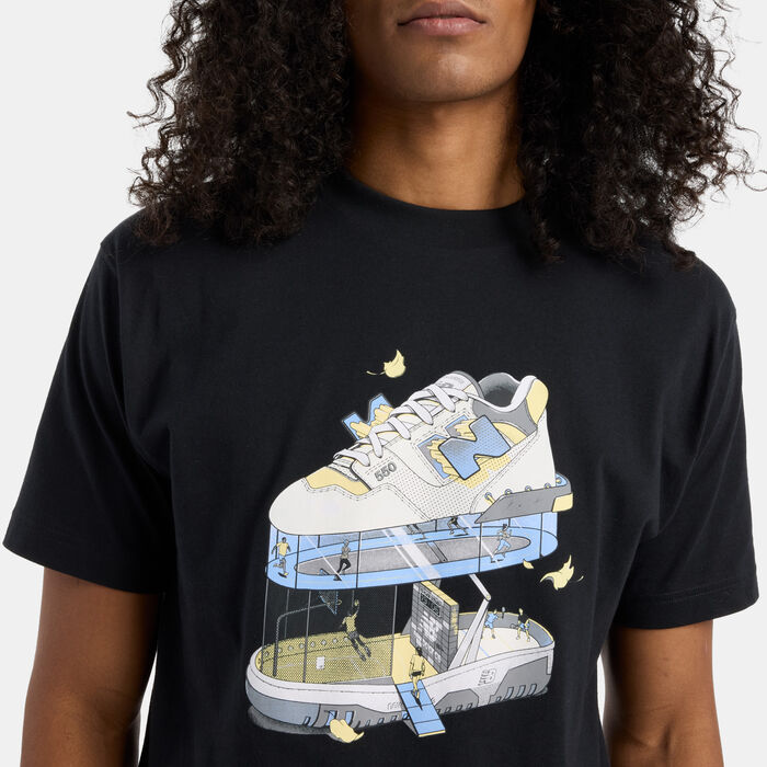 New Balance Men's Fitness Center T-Shirt Black image number 3