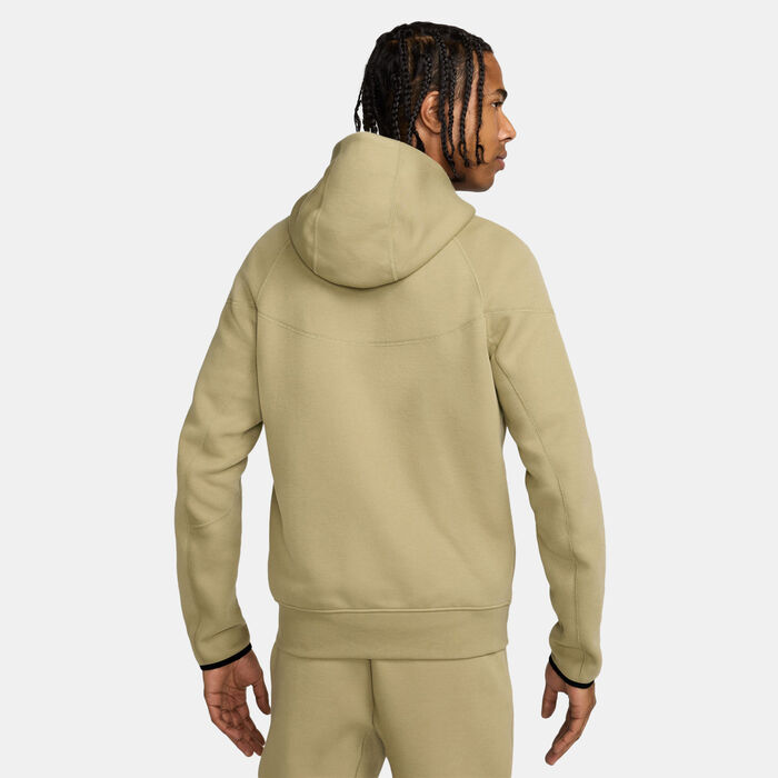 Nike Men's Sportswear Tech Fleece Windrunner Full-Zip Hoodie Green Nike Men's Sportswear Tech Fleece Windrunner Full-Zip Hoodie Green image number 1