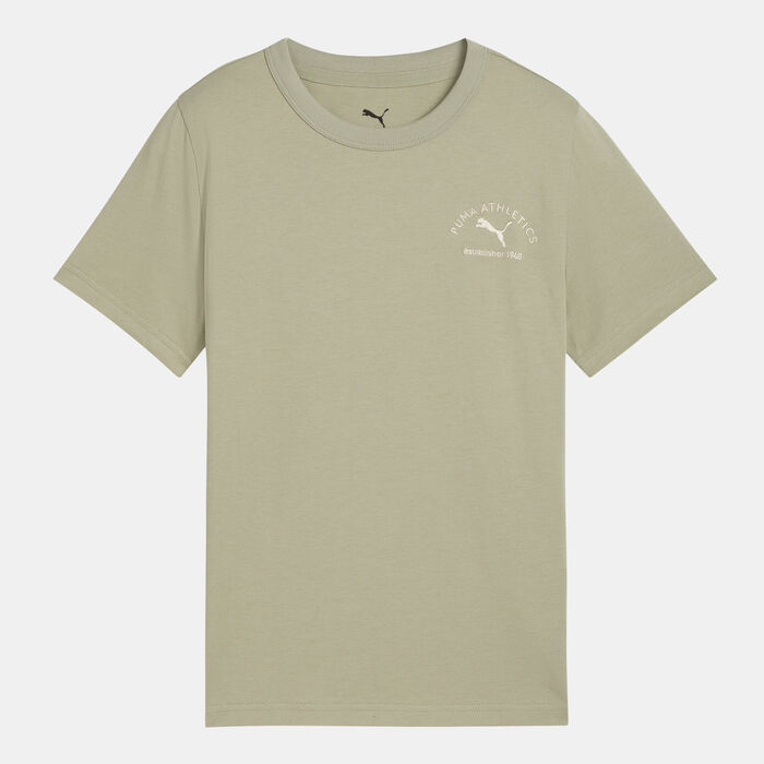 PUMA Men's Class Graphic T-Shirt Green image number 0