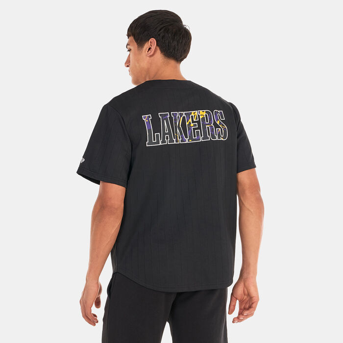 New Era LA Lakers Team Logo Jersey Black New Era LA Lakers Team Logo Jersey Black image number 2