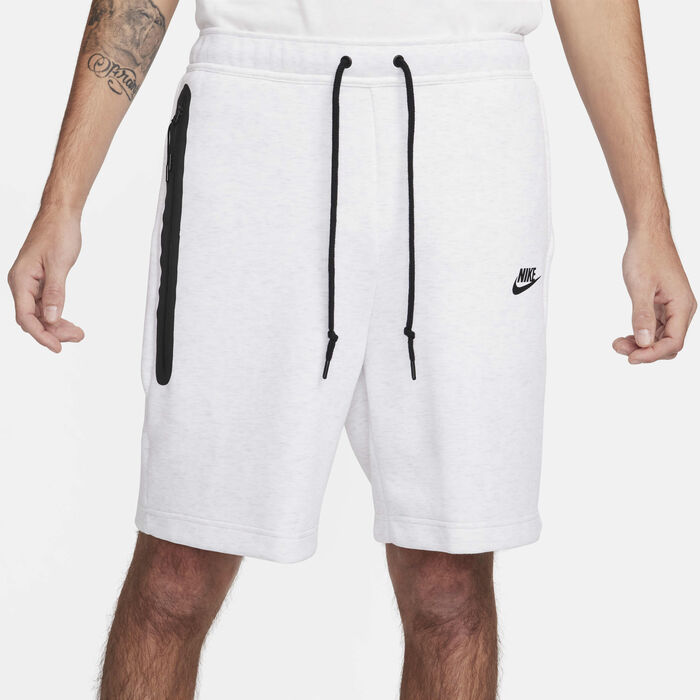 Nike Men's Sportswear Tech Fleece Shorts White image number 1