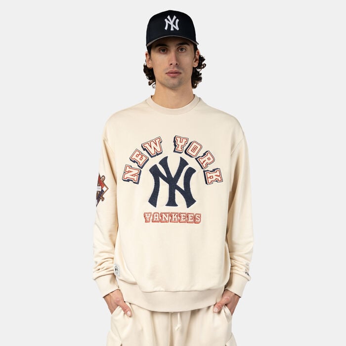 New Era Men's MLB New York Yankees World Series Sweatshirt Beige New Era Men's MLB New York Yankees World Series Sweatshirt Beige image number 0
