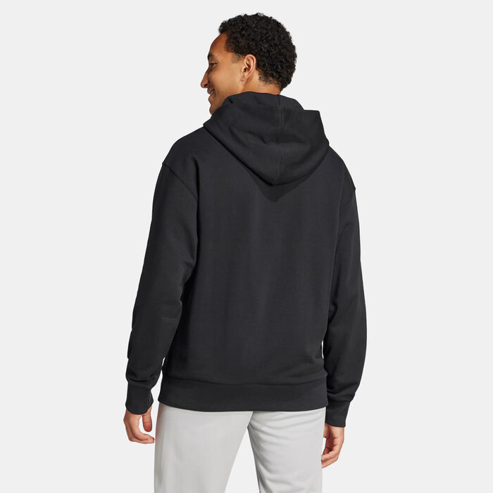 adidas Men's Bloom Sky Printed Hoodie Black adidas Men's Bloom Sky Printed Hoodie Black image number 1