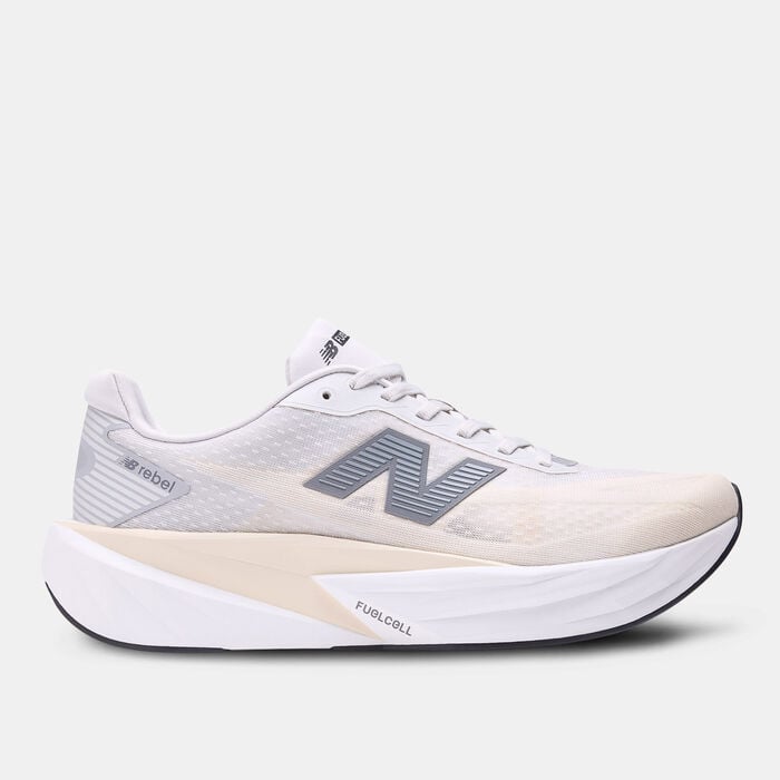 New Balance Men's FuelCell Rebel v5 Shoes Grey New Balance Men's FuelCell Rebel v5 Shoes Grey image number 0