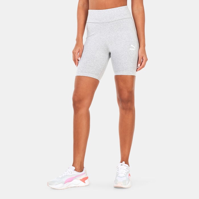 PUMA Women’s Classics Short Leggings Grey PUMA Women’s Classics Short Leggings Grey image number 0