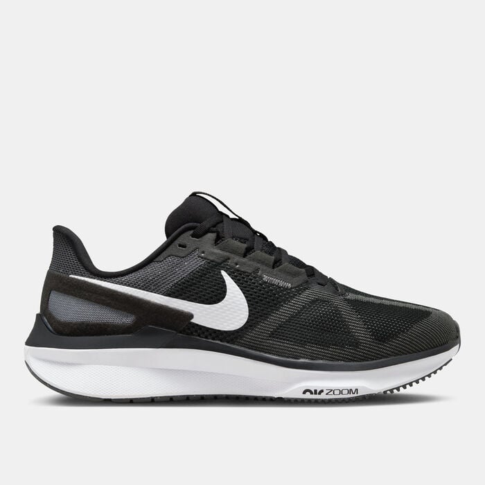 Nike Men's Structure 25 Road Running Shoes Black Nike Men's Structure 25 Road Running Shoes Black image number 0