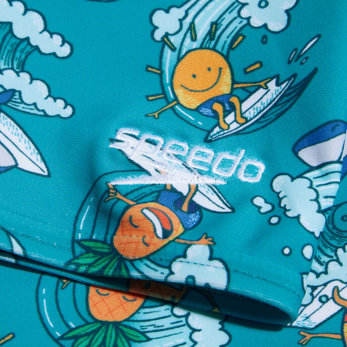 Speedo Kids' Digital Allover Swimming Jammers Blue image number 1