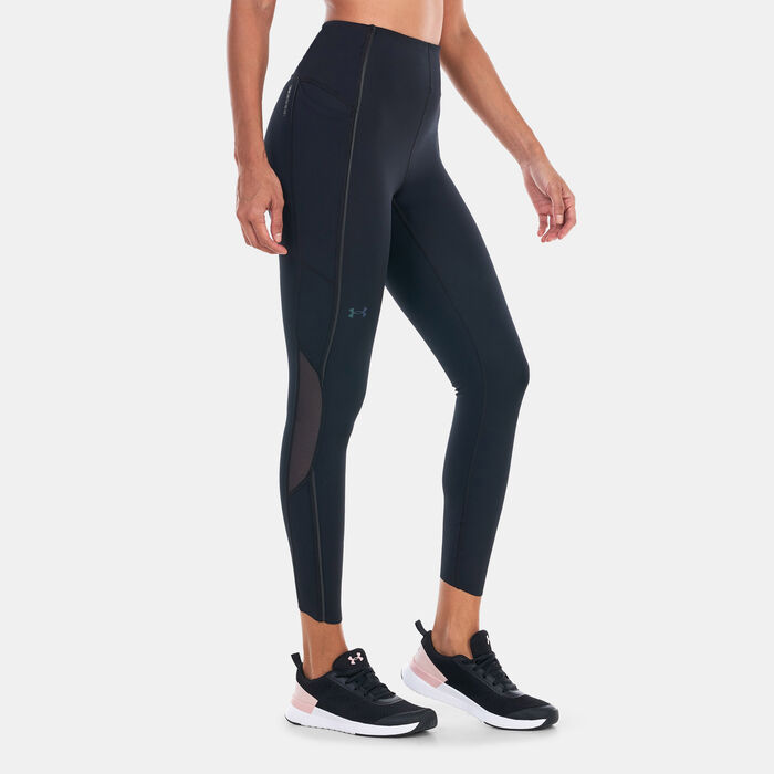Under Armour Women's UA RUSH™ Vent Ankle Leggings Black Under Armour Women's UA RUSH™ Vent Ankle Leggings Black image number 0