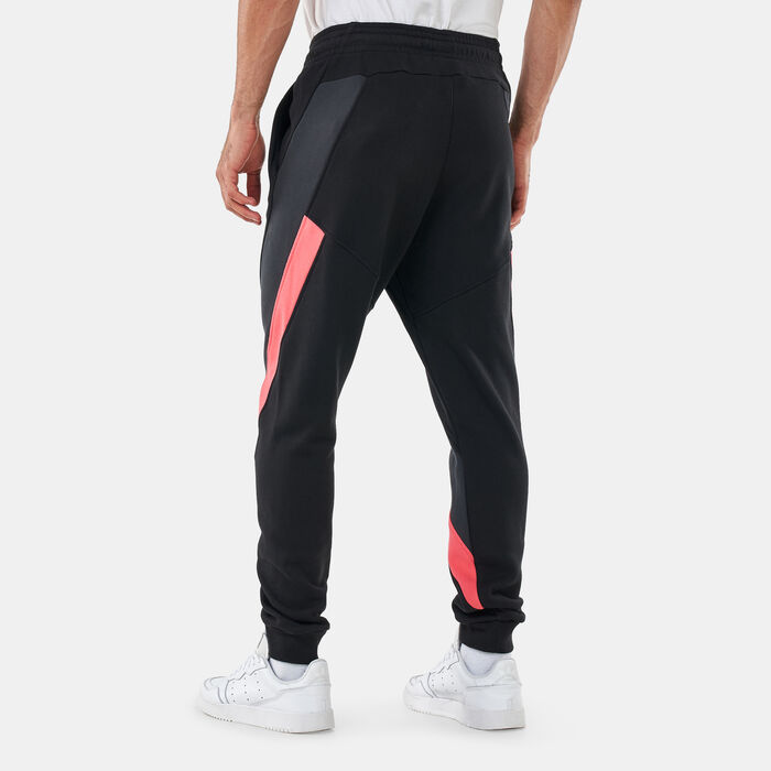 adidas Men's Studio Lounge Colorblocked Pants Black adidas Men's Studio Lounge Colorblocked Pants Black image number 1